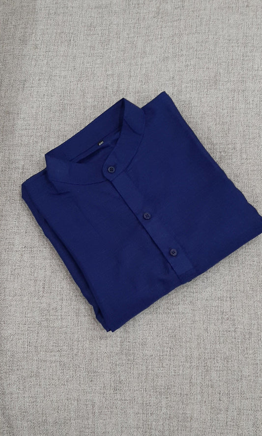 Dark Blue Mens Kurta @ DressingStylesCA.com