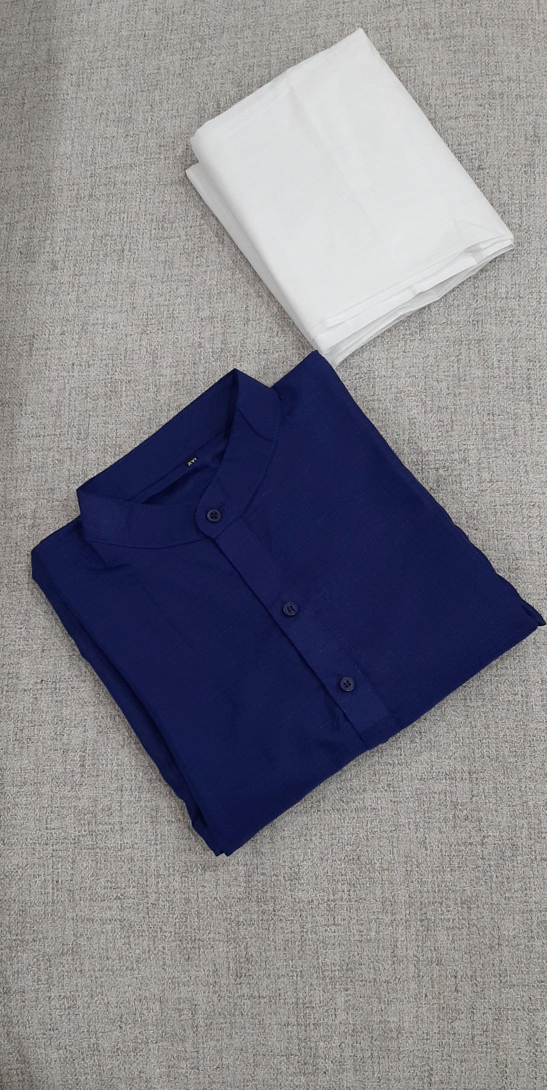 Dark Blue Mens Kurta @ DressingStylesCA.com