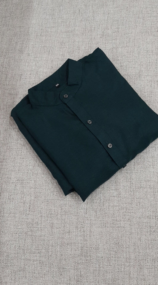 Dark Green Mens Kurta @ DressingStylesCA.com