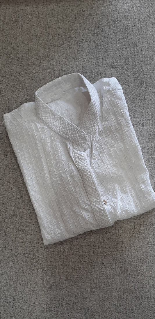 White kurta set @ DressingStylesCA.com