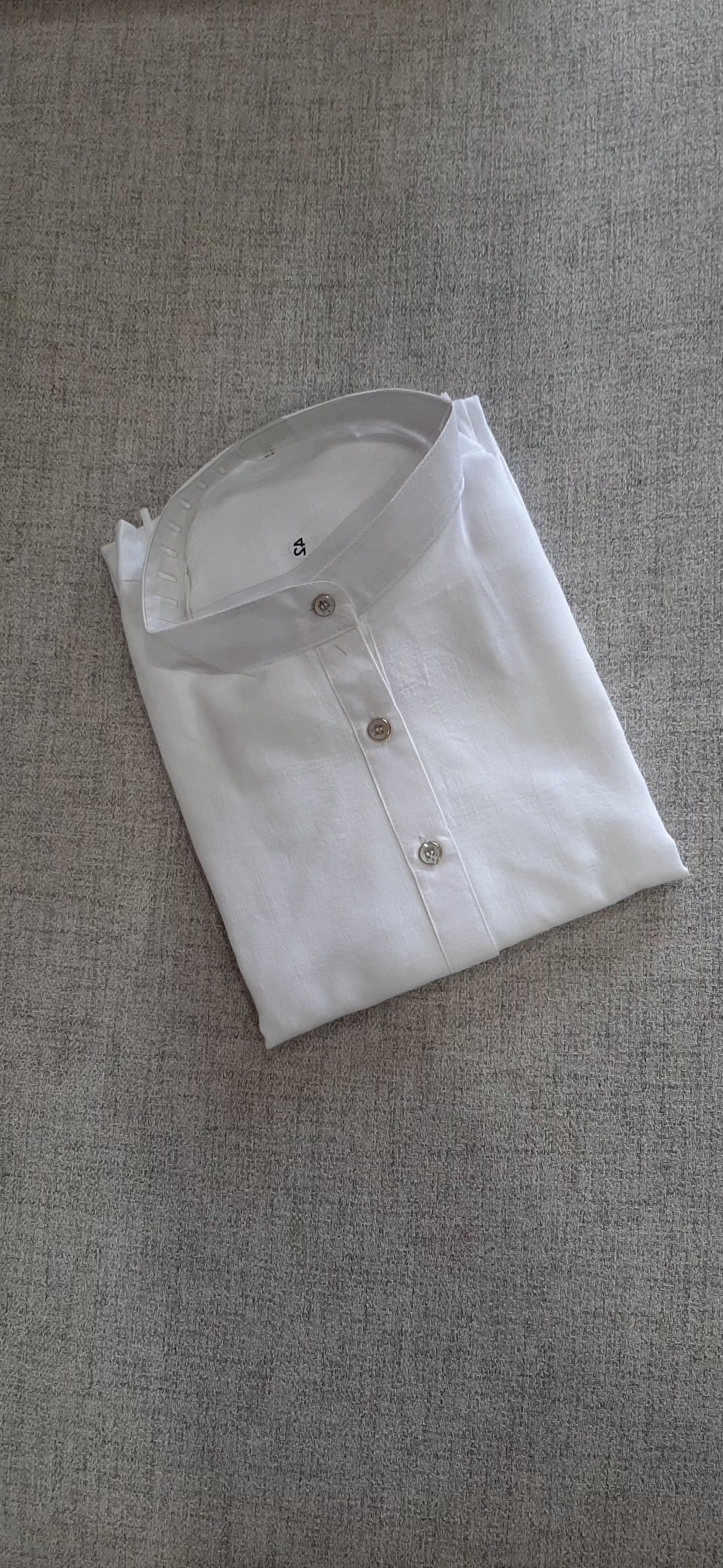 White Cotton Kurta @ DressingStylesCA.com