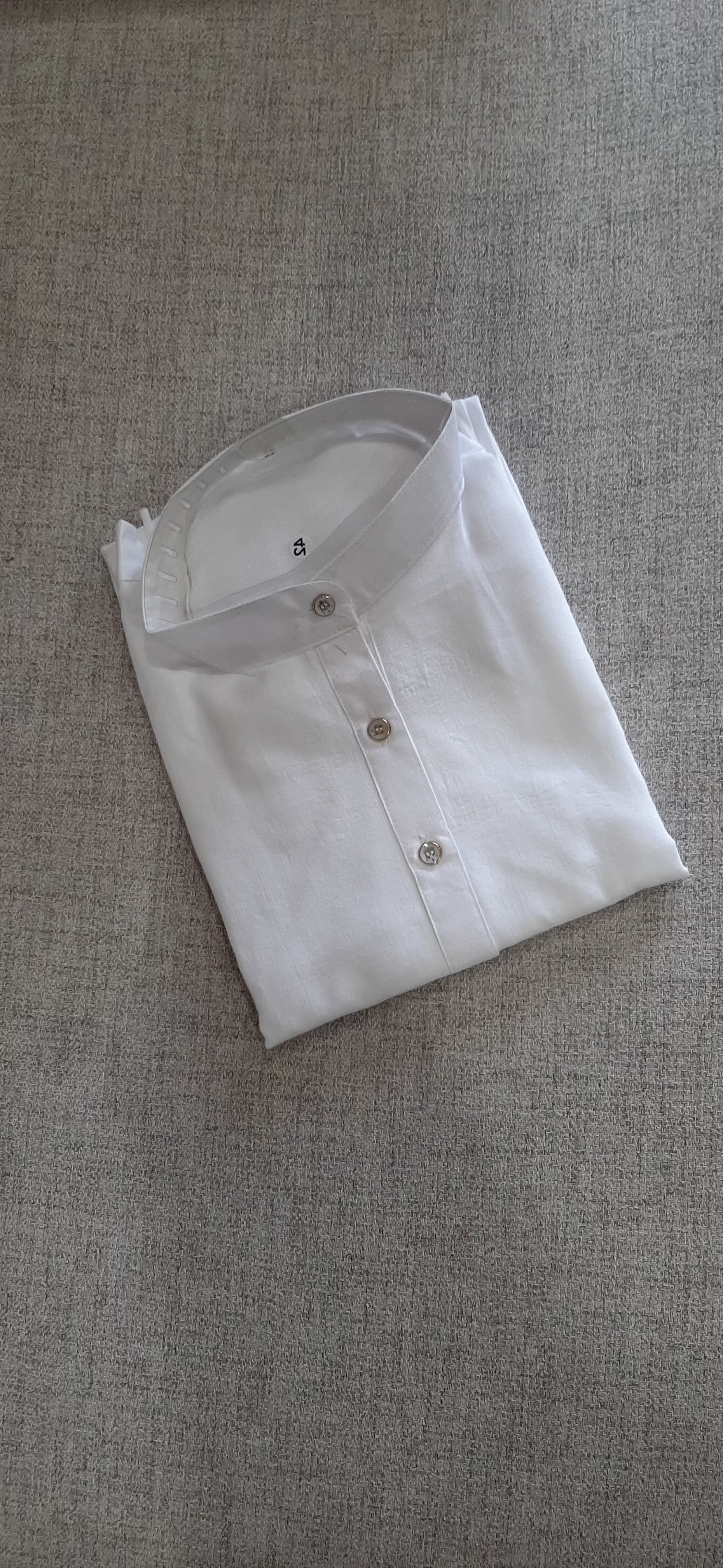 White Cotton Kurta @ DressingStylesCA.com