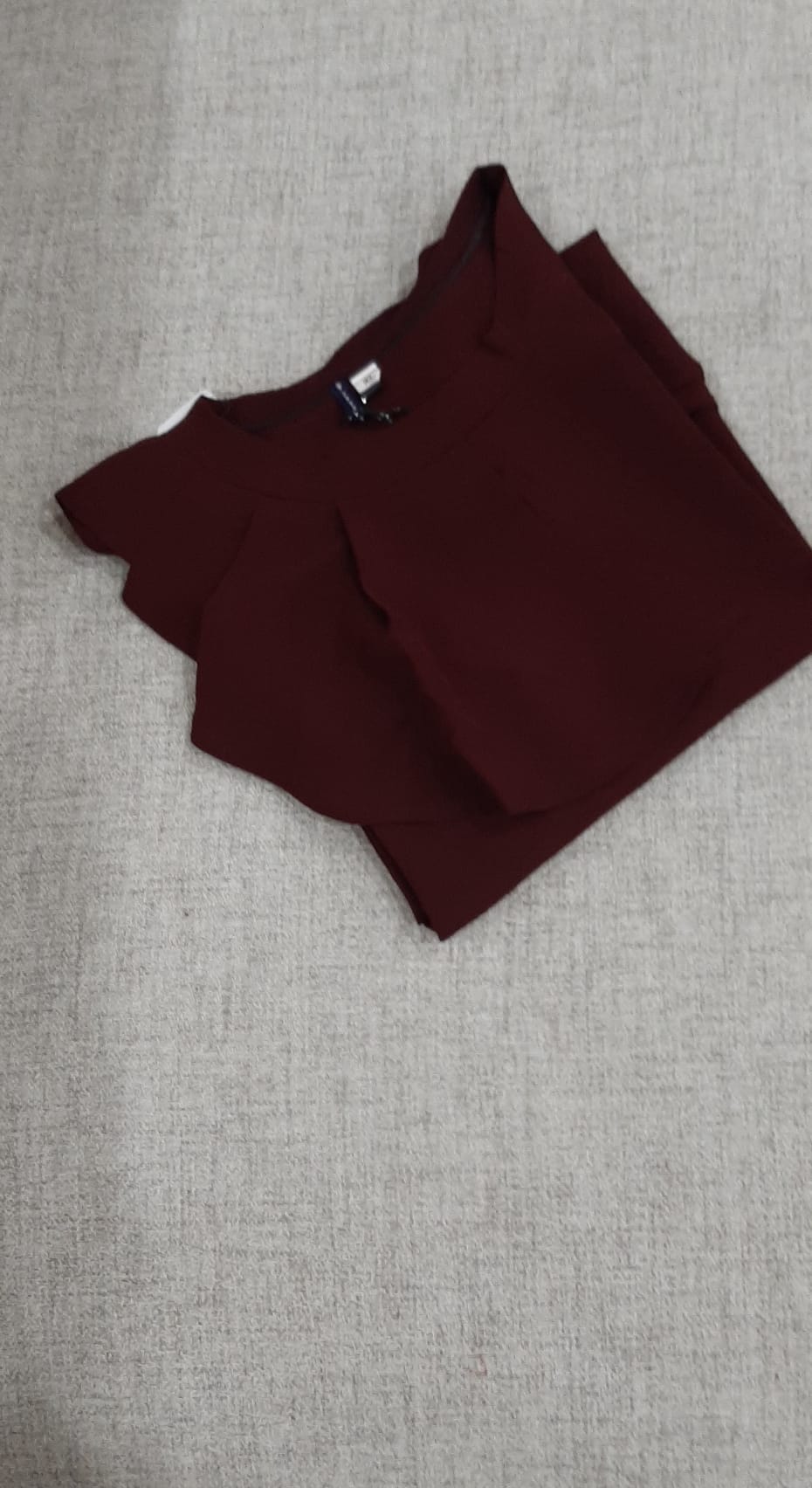 Short Top- Maroon @ DressingStylesCA.com