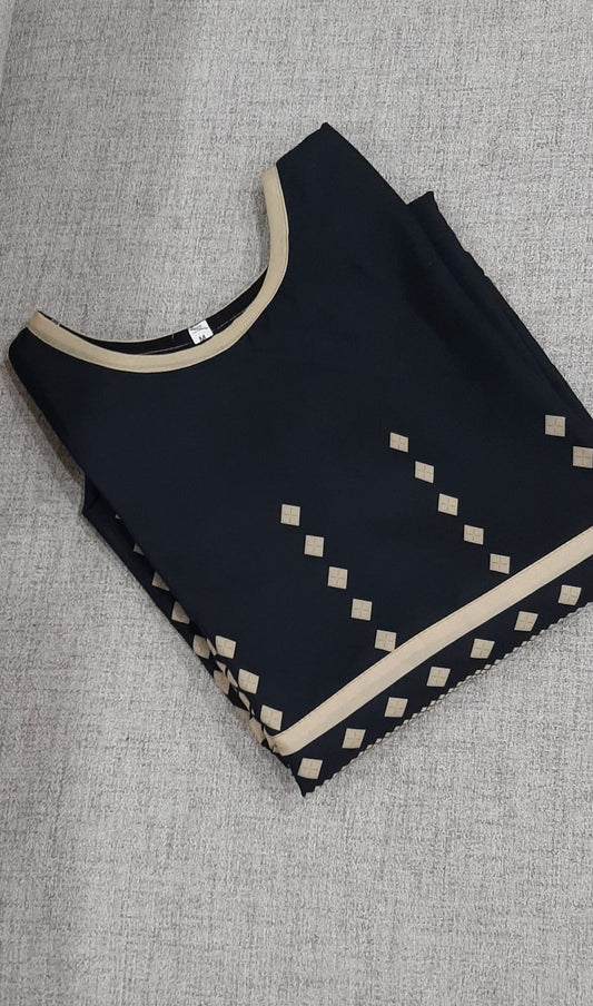 Short Top - Black Printed @ DressingStylesCA.com