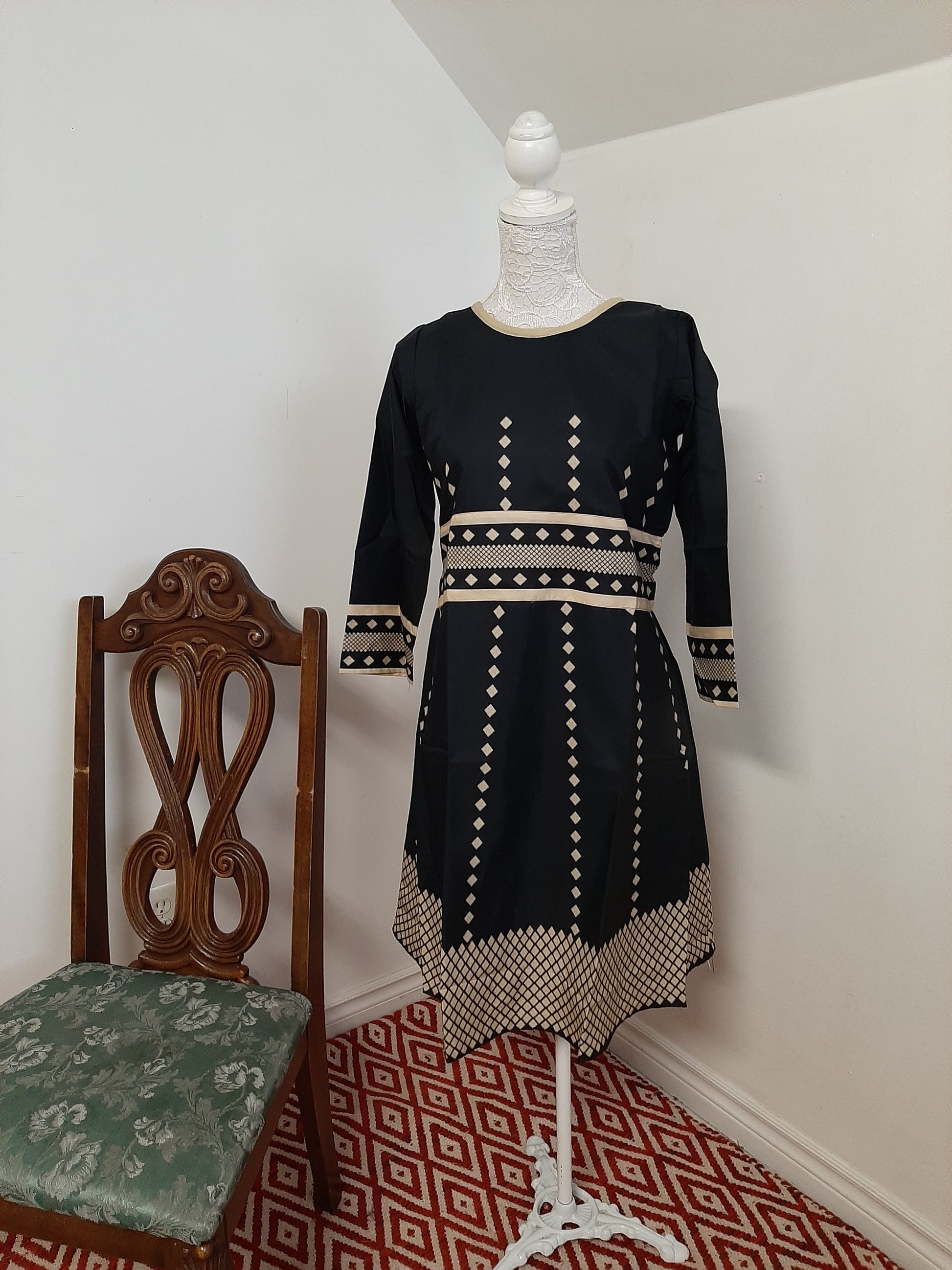 Short Top - Black Printed @ DressingStylesCA.com