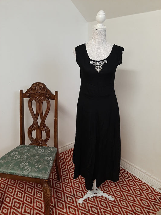 Black Rayon Kurti with Black Jacket @ DressingStylesCA.com