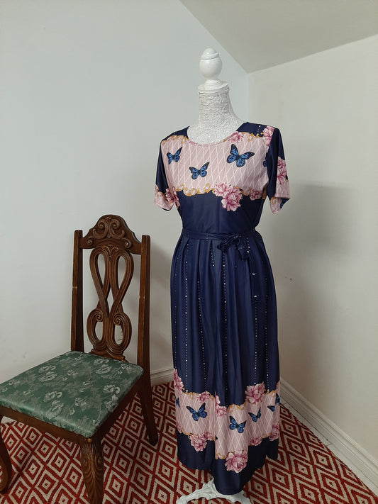 Blue and Pink Skirt @ DressingStylesCA.com