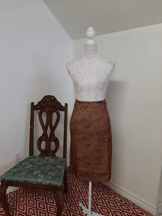Brown line Skirt @ DressingStylesCA.com