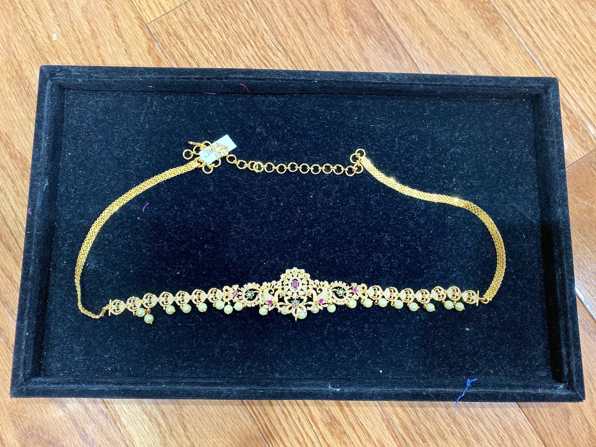CZ Stone Chain Hip Belts @ DressingStylesCA.com