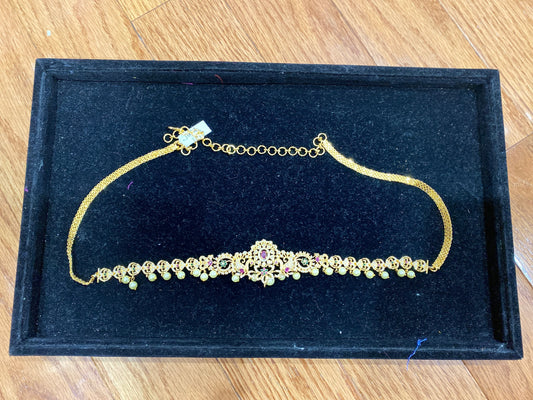 CZ Stone Chain Hip Belts @ DressingStylesCA.com