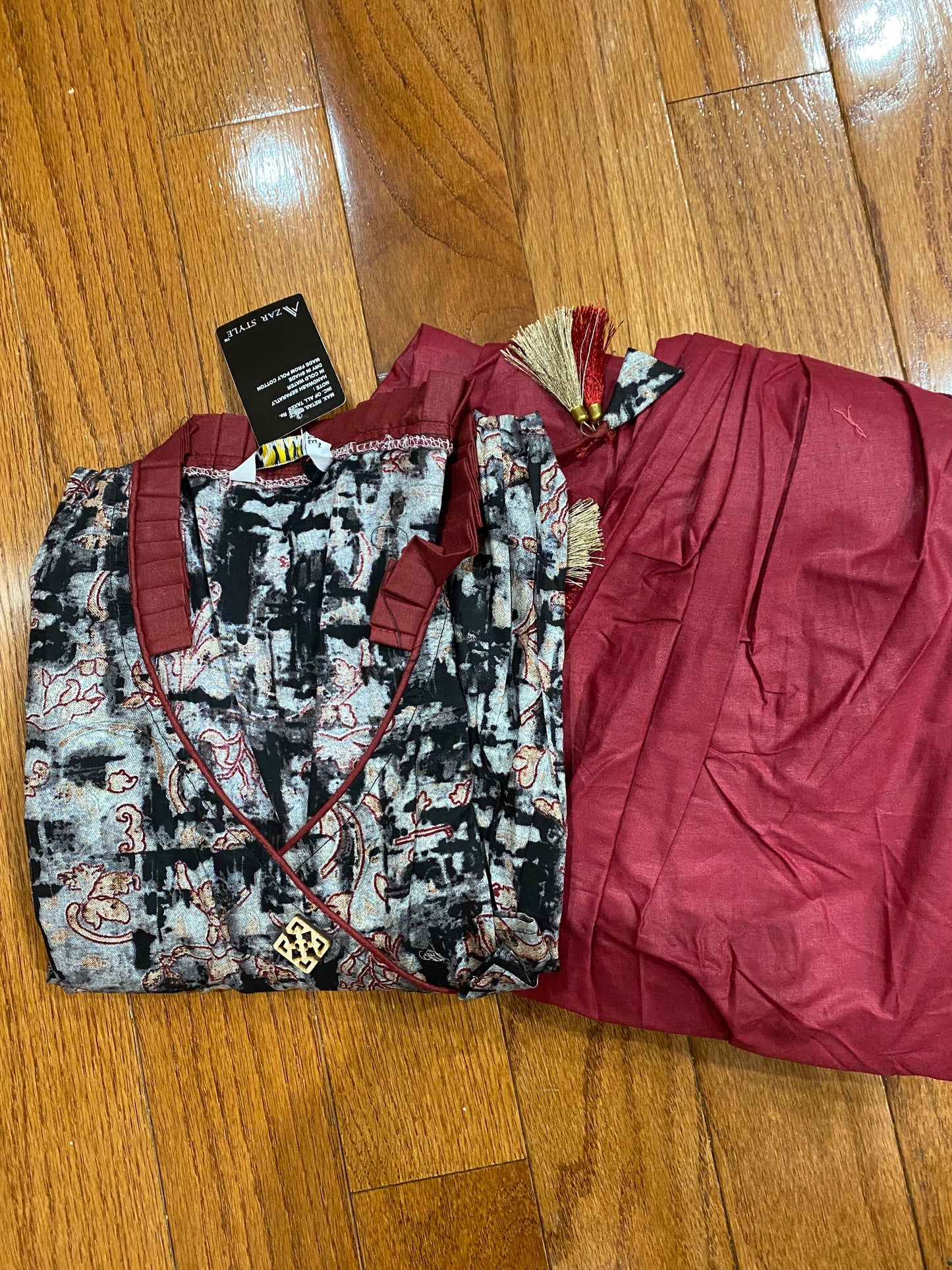 Cotton Dhoti and Peplum Top @ DressingStylesCA.com