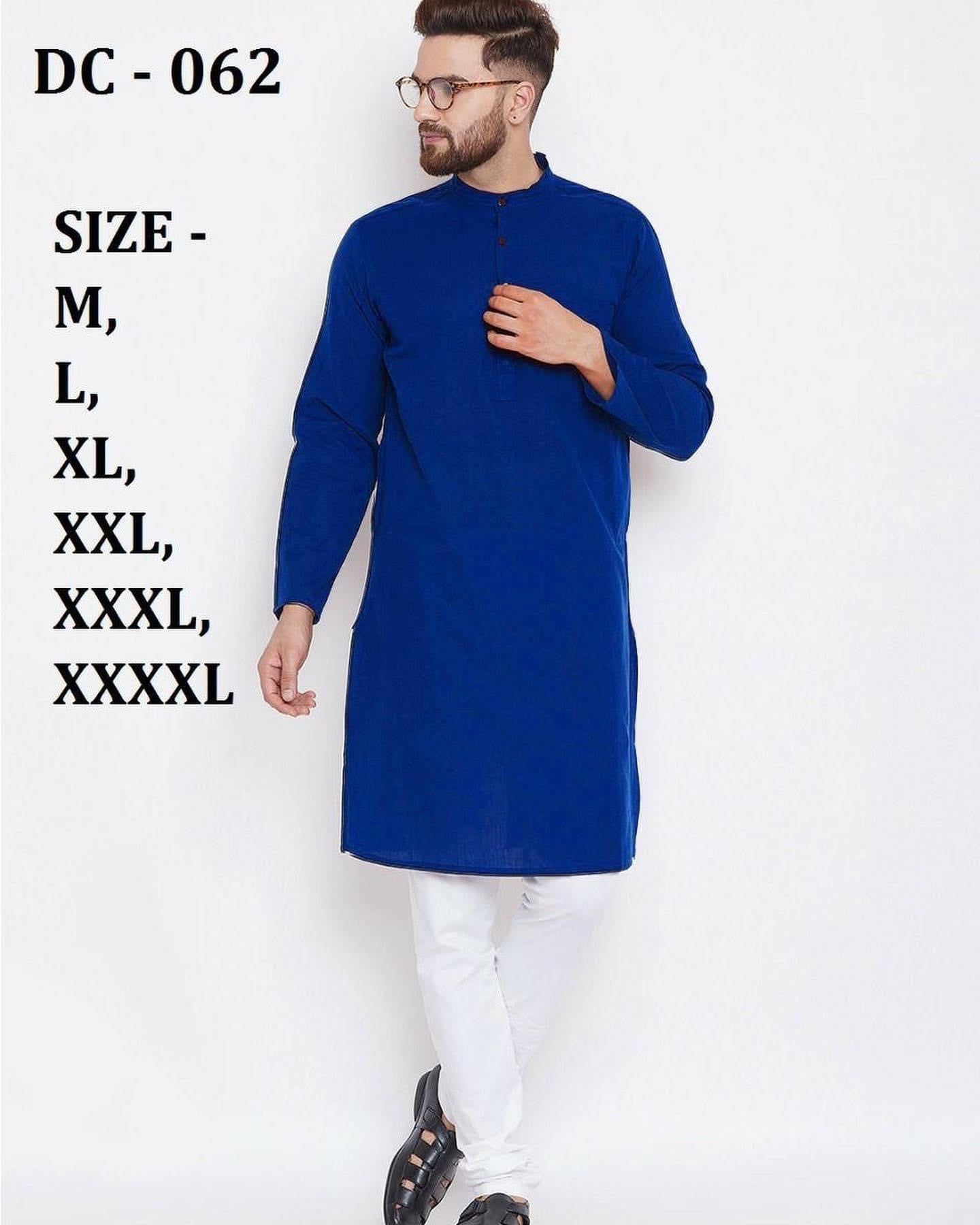 Dark Blue Mens Kurta @ DressingStylesCA.com
