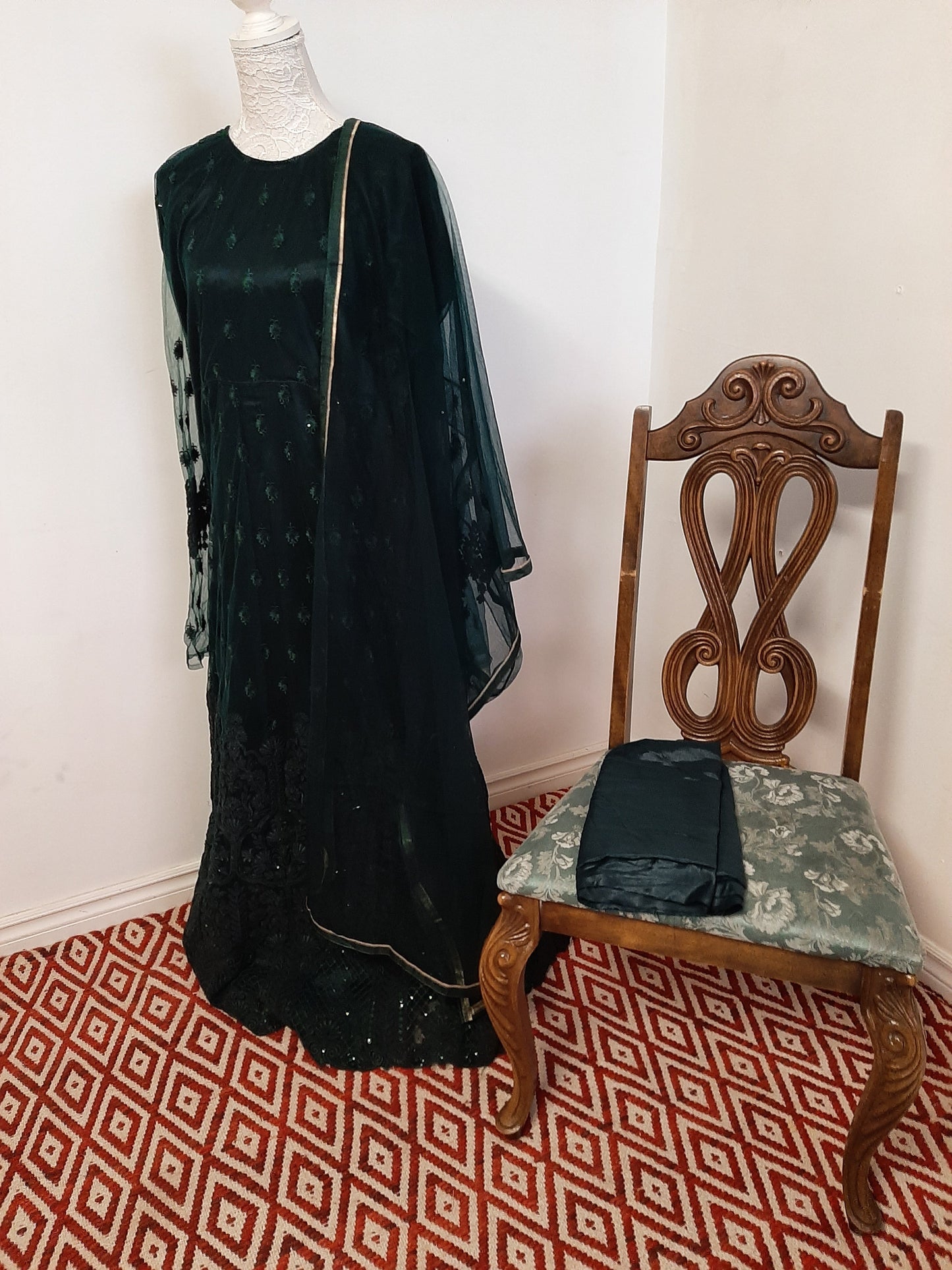 Dark Green Suit @ DressingStylesCA.com