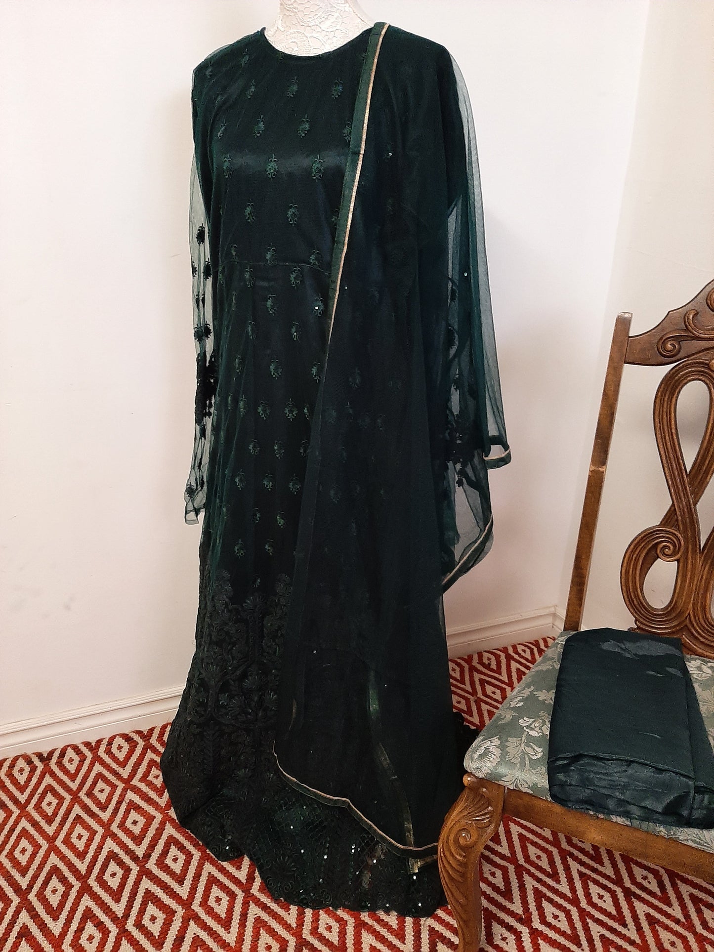Dark Green Suit @ DressingStylesCA.com