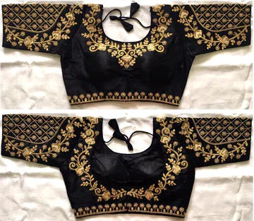 Designer Blouse with Sleeves @ DressingStylesCA.com