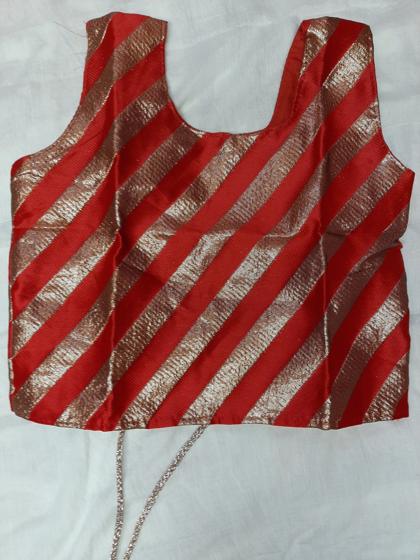 Designer Blue Lehenga with Red Blouse - Age 6-9 @ DressingStylesCA.com