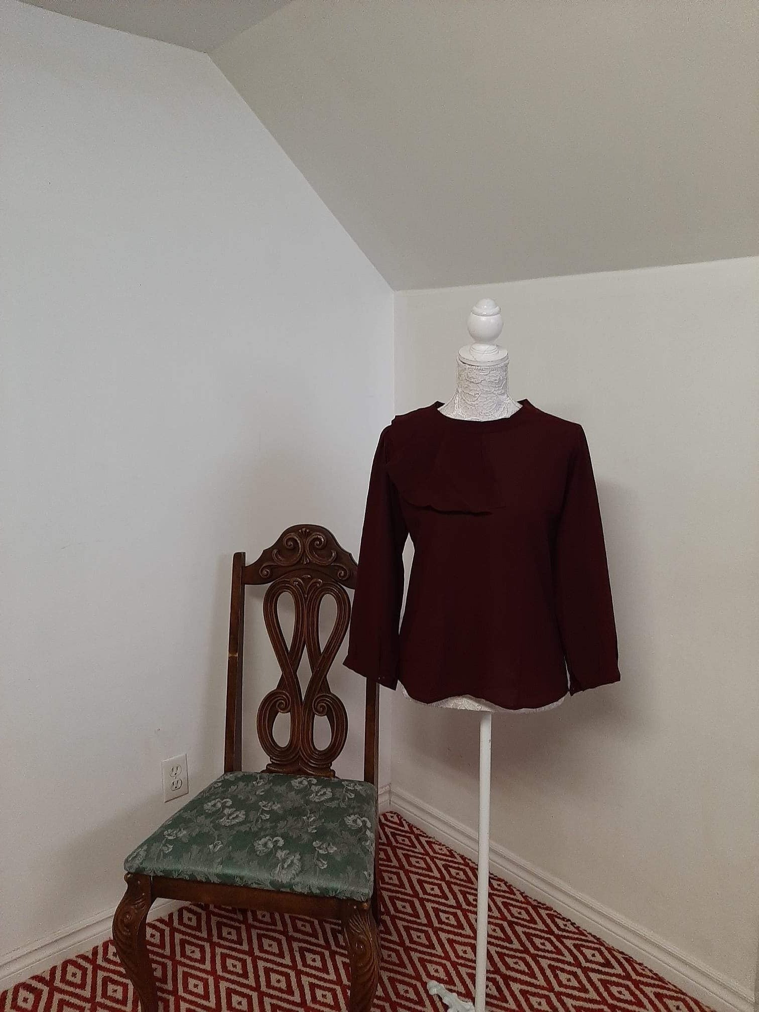 Short Top- Maroon @ DressingStylesCA.com