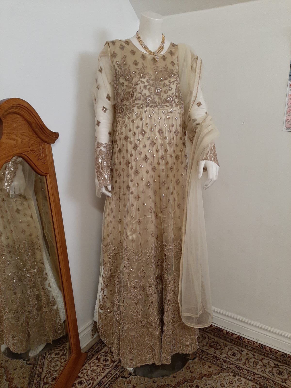 Gold Suit @ DressingStylesCA.com