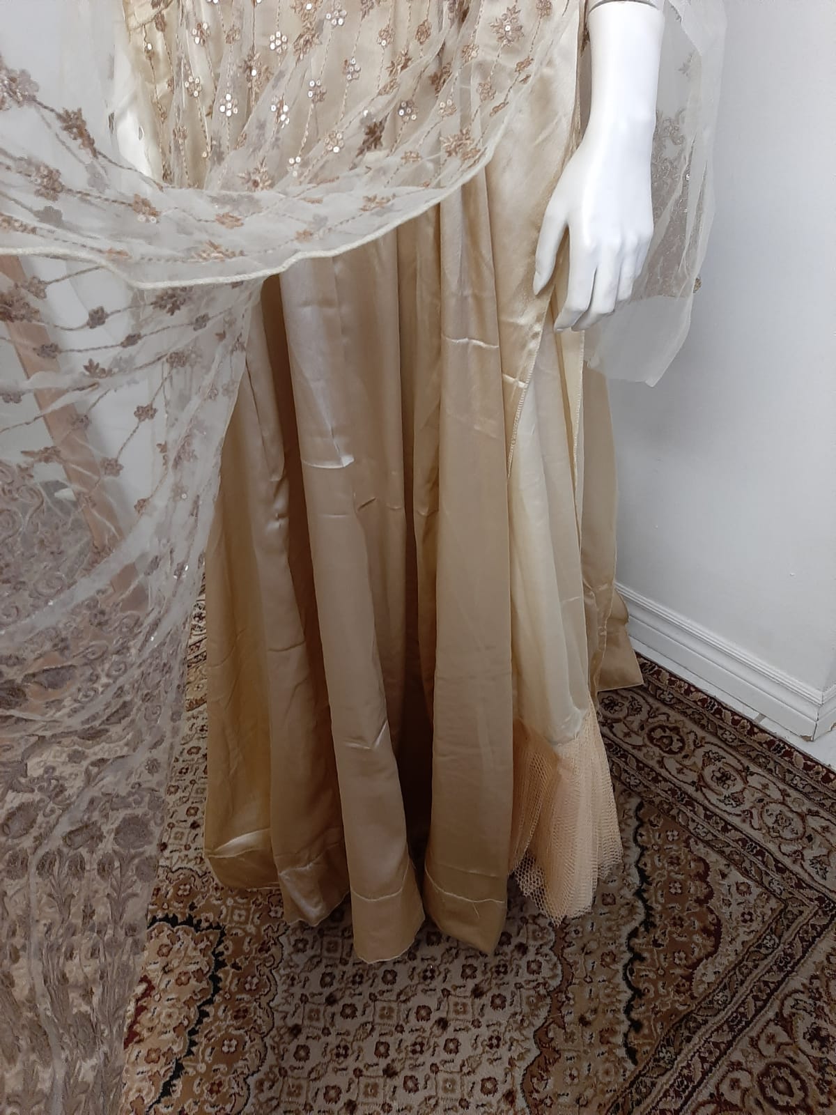 Gold Suit @ DressingStylesCA.com