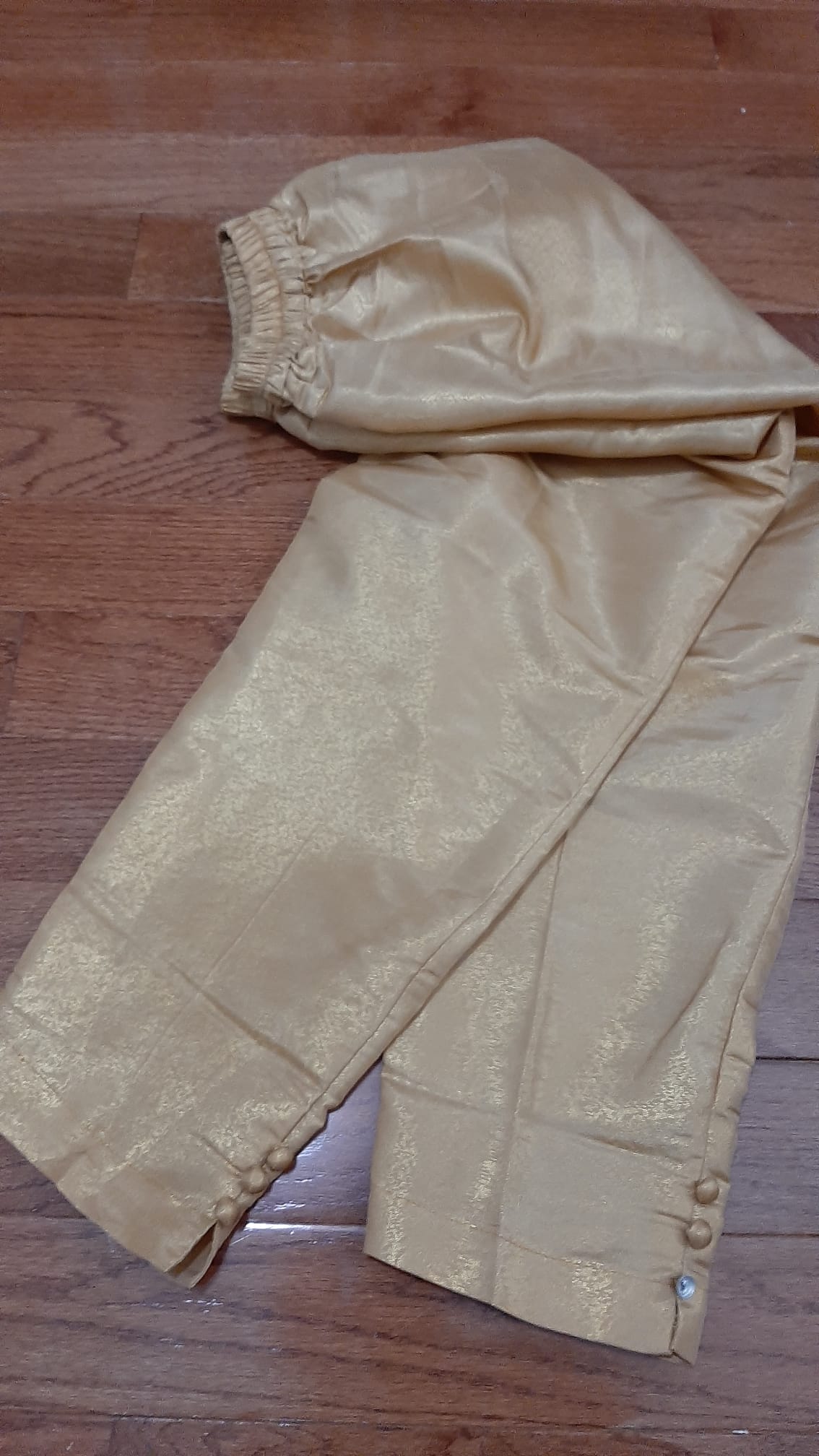 Golden Color Pants @ DressingStylesCA.com