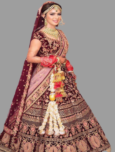 Heavy Lehenga Two Dupatta @ DressingStylesCA.com