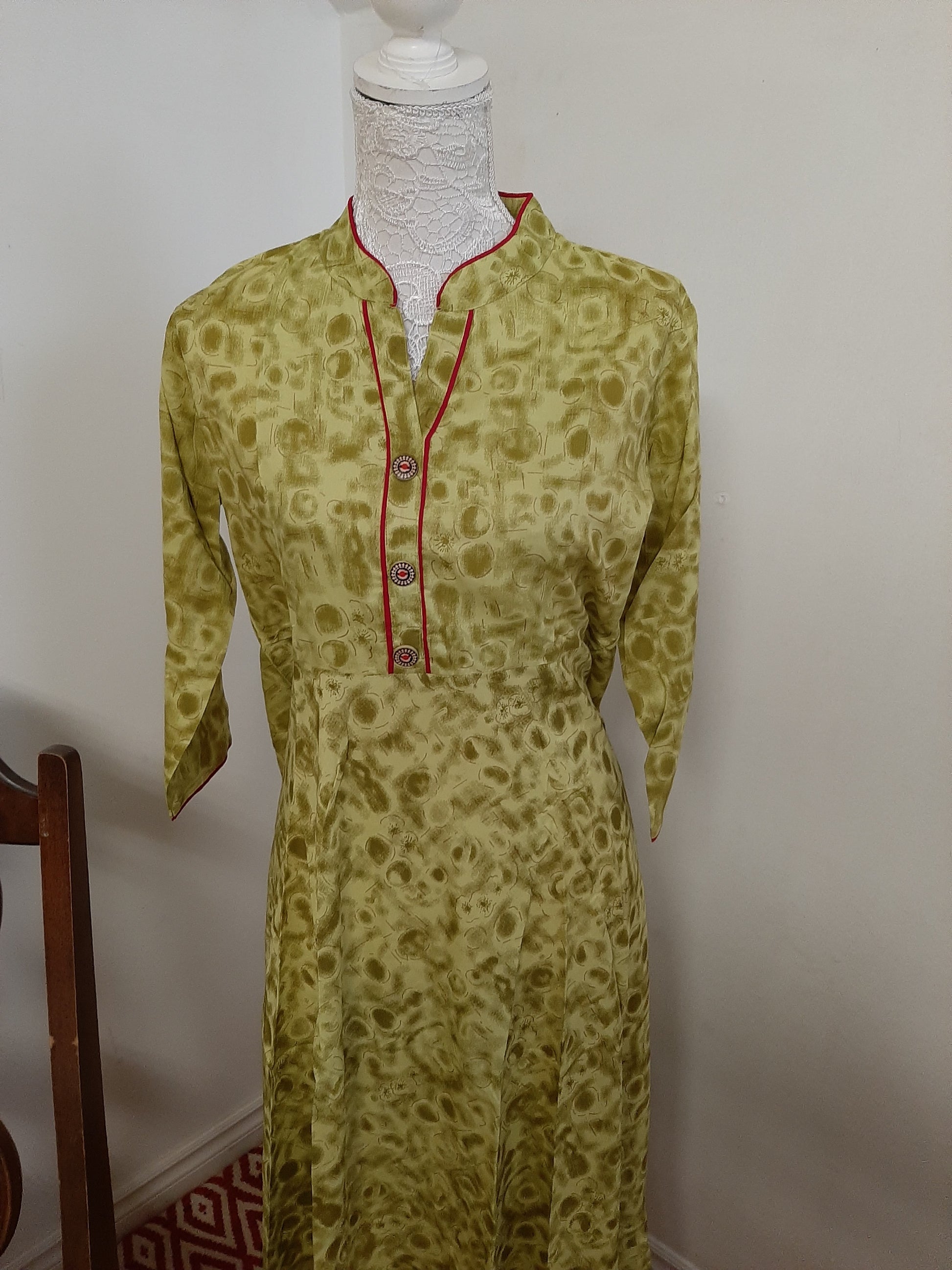 Light Green Kurti @ DressingStylesCA.com