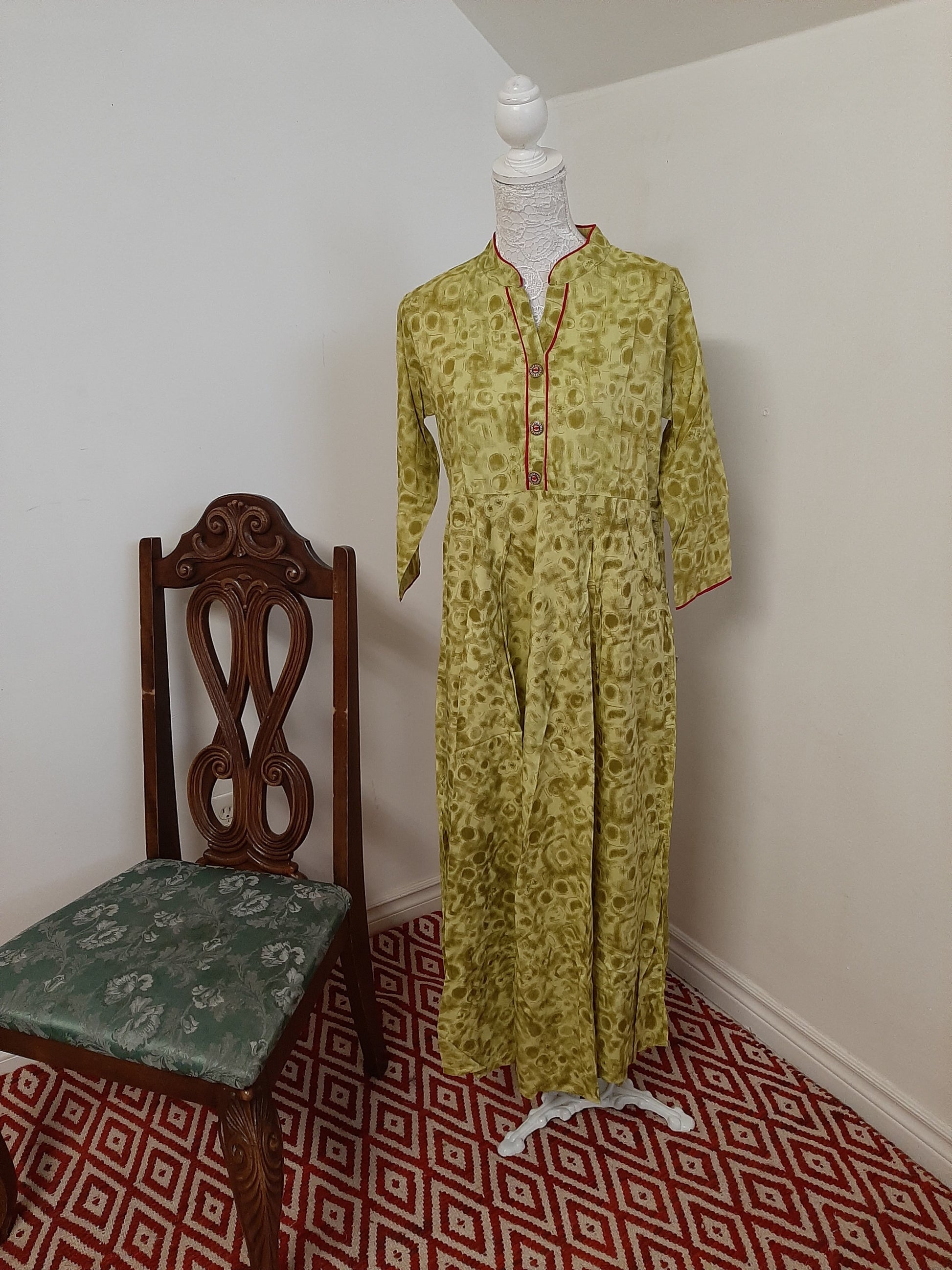 Light Green Kurti @ DressingStylesCA.com