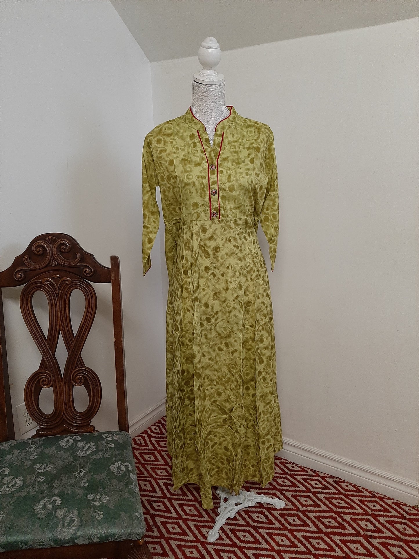 Light Green Kurti @ DressingStylesCA.com
