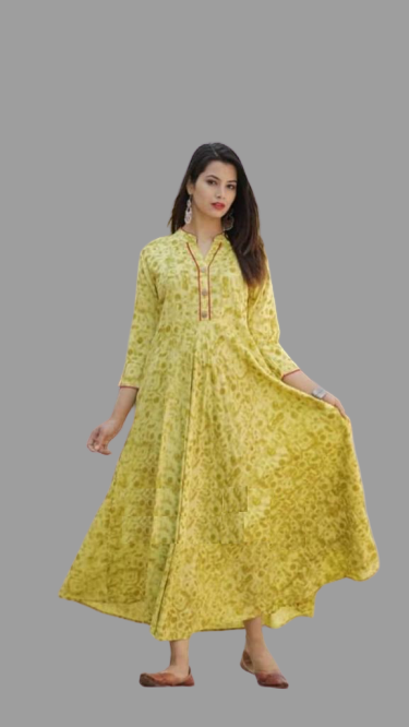 Light Green Kurti @ DressingStylesCA.com