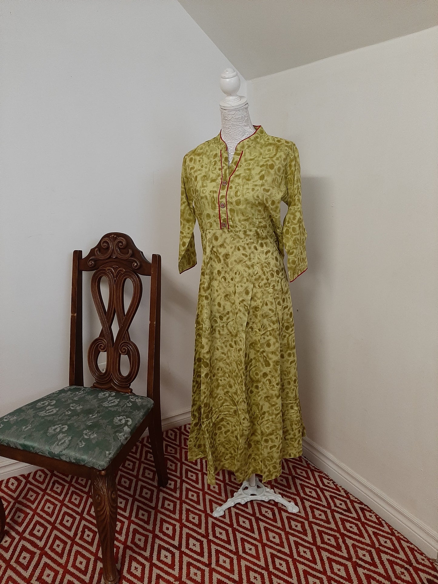 Light Green Kurti @ DressingStylesCA.com