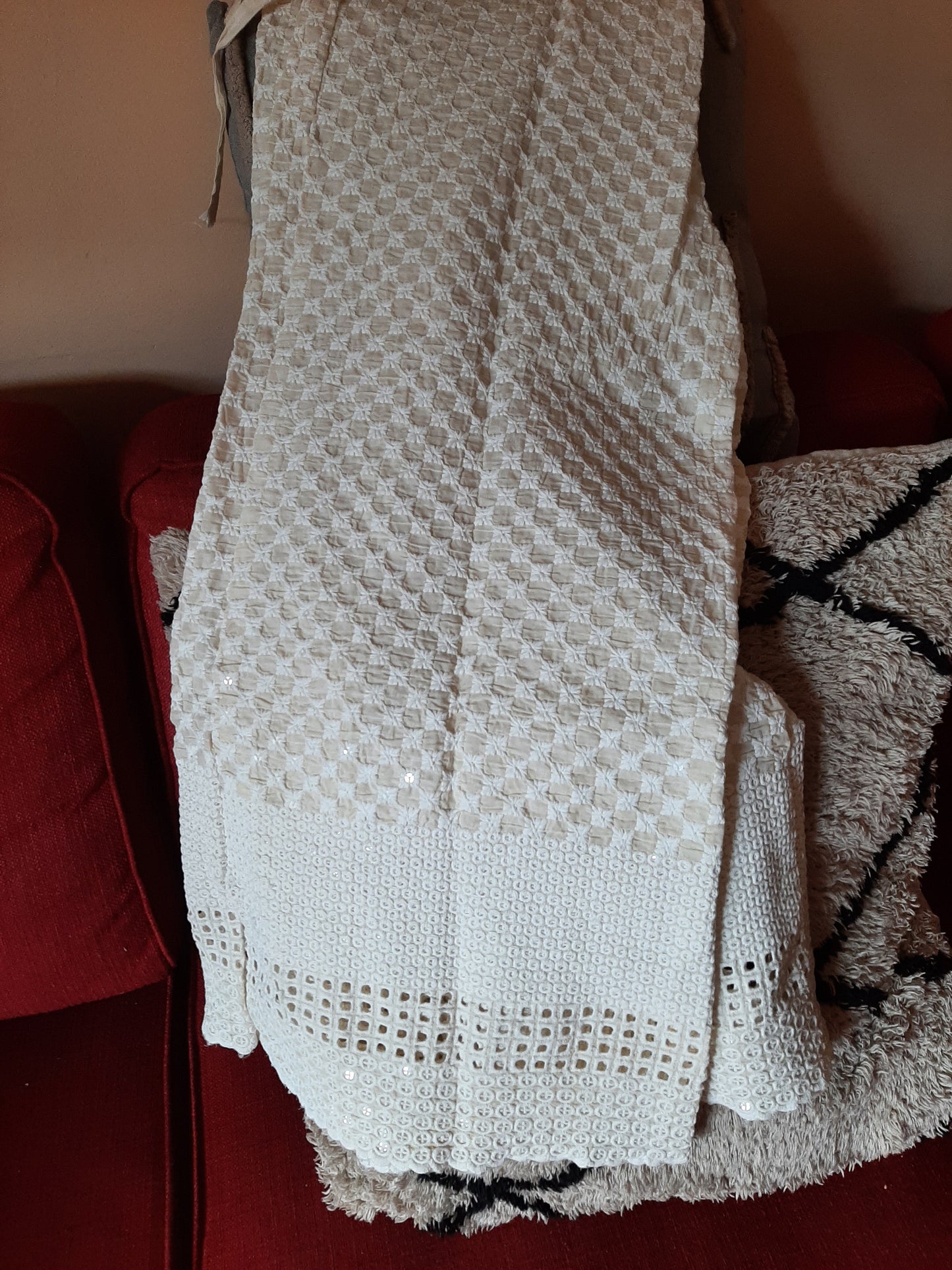 Light Yellow Kurti Chikankari & Cream Palazzo @ DressingStylesCA.com