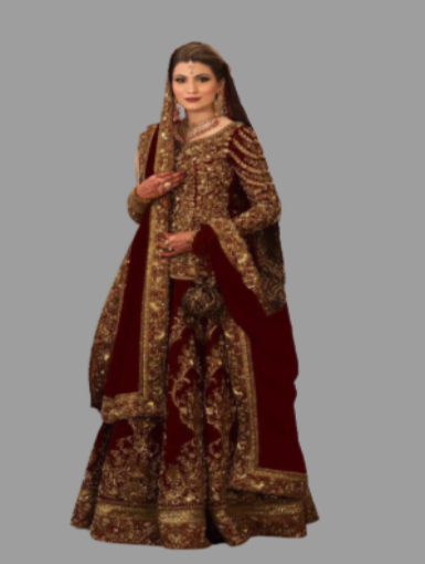 Long top Designer lehenga @ DressingStylesCA.com