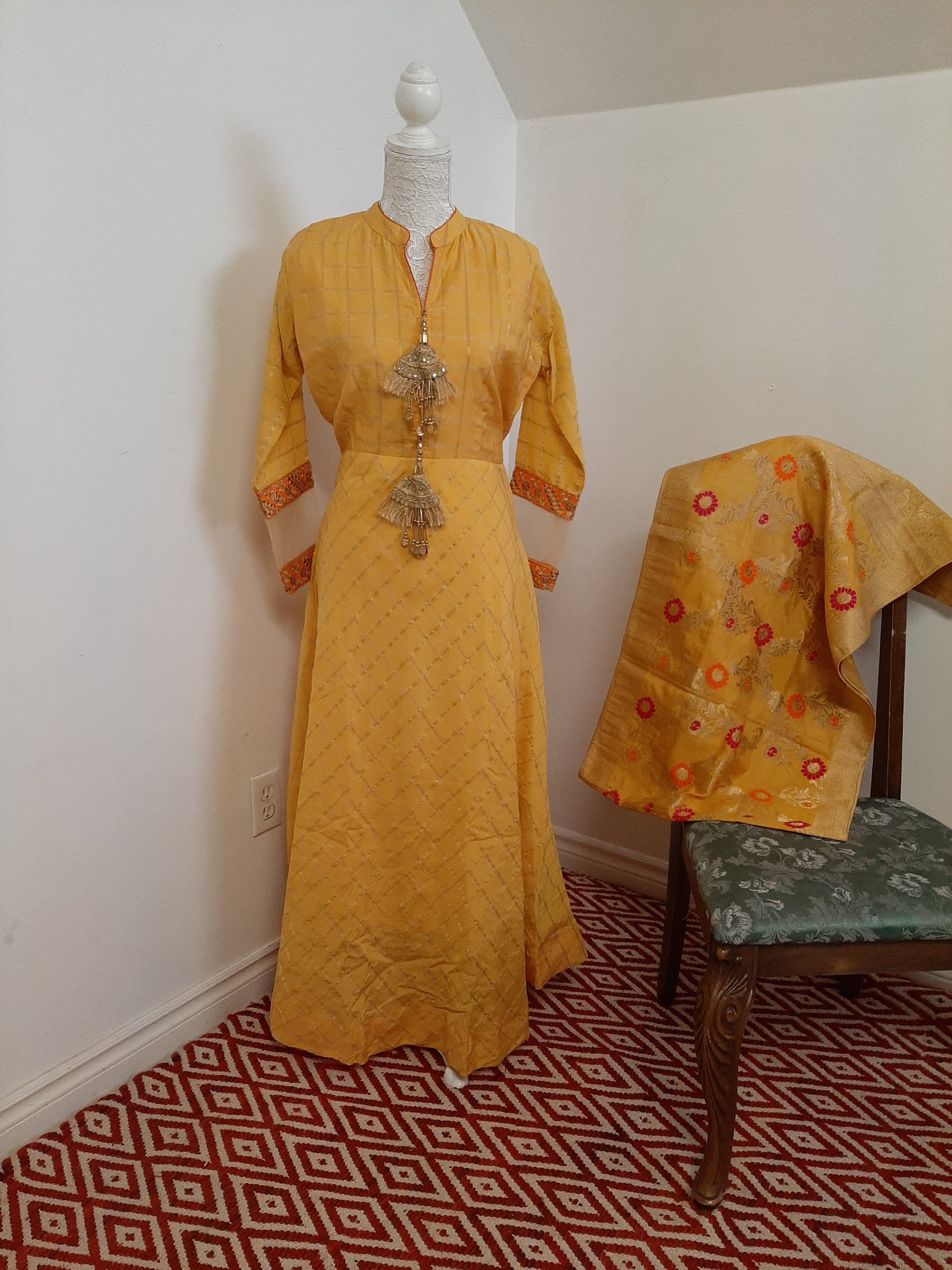 Lovely Yellow Dress @ DressingStylesCA.com