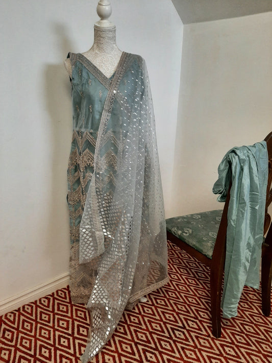 Pastel Blue Kurti @ DressingStylesCA.com
