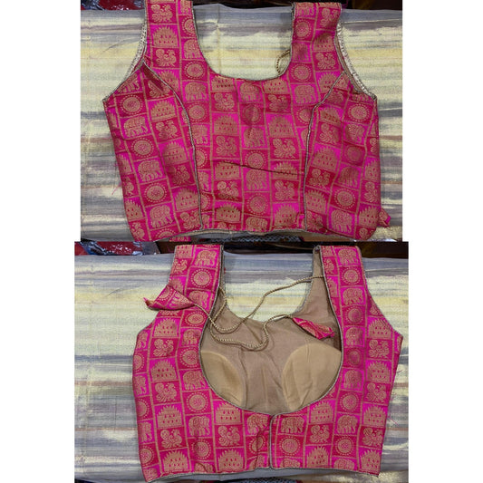 Pink Ethnic Blouse @ DressingStylesCA.com