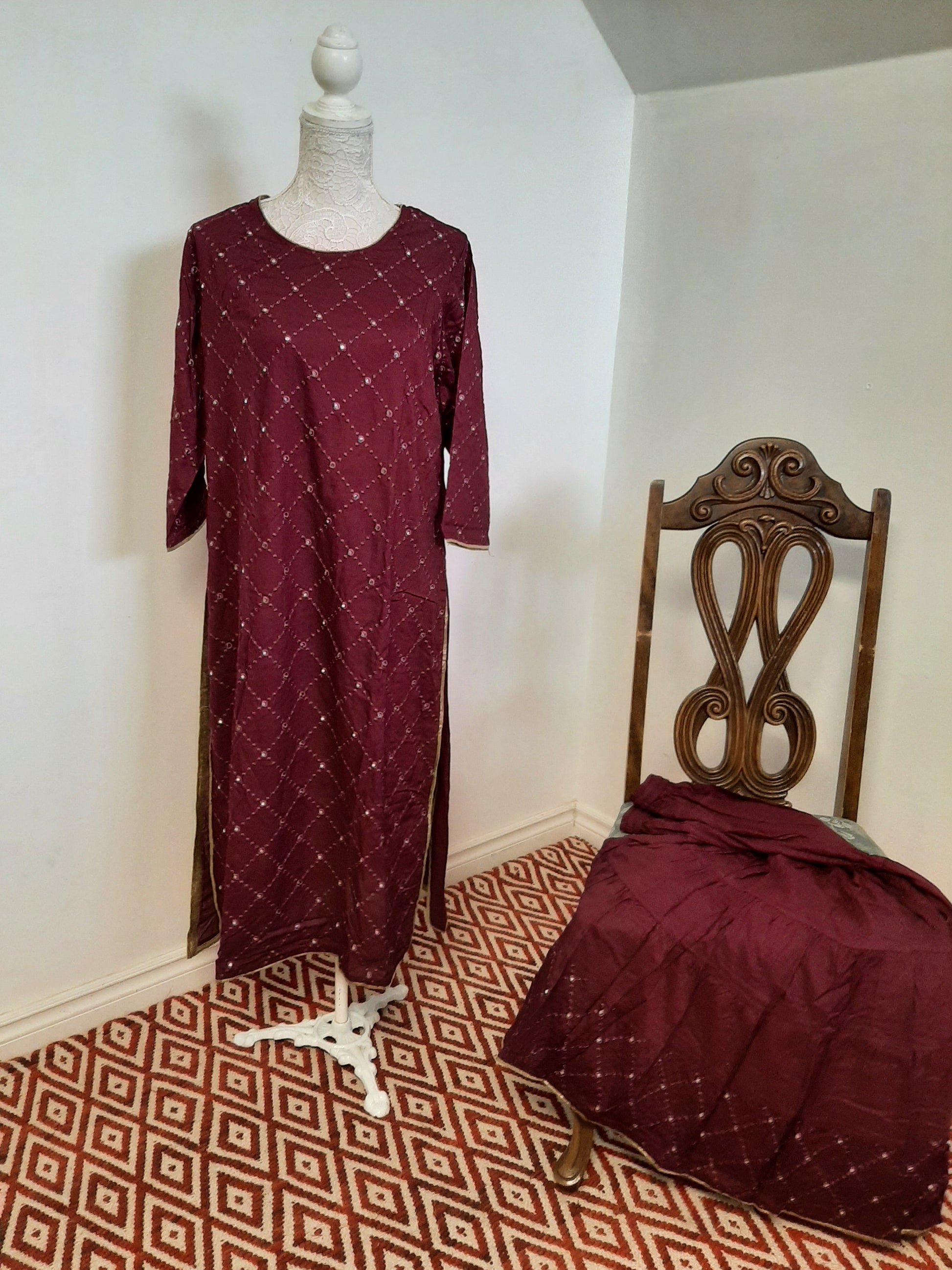Rayon Kurti  and Gharara Set @ DressingStylesCA.com