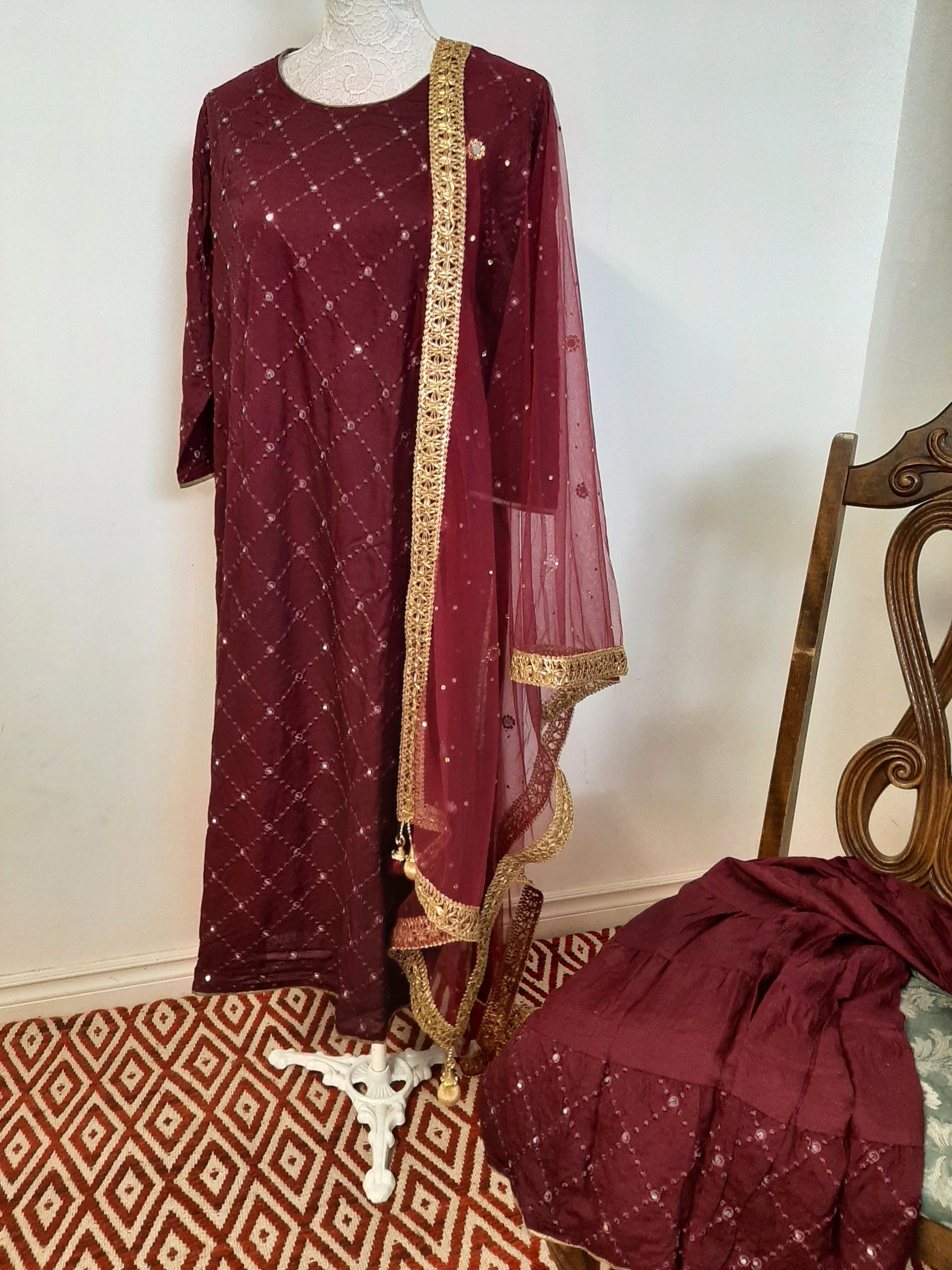 Rayon Kurti  and Gharara Set @ DressingStylesCA.com