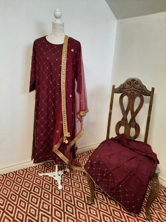 Rayon Kurti  and Gharara Set @ DressingStylesCA.com