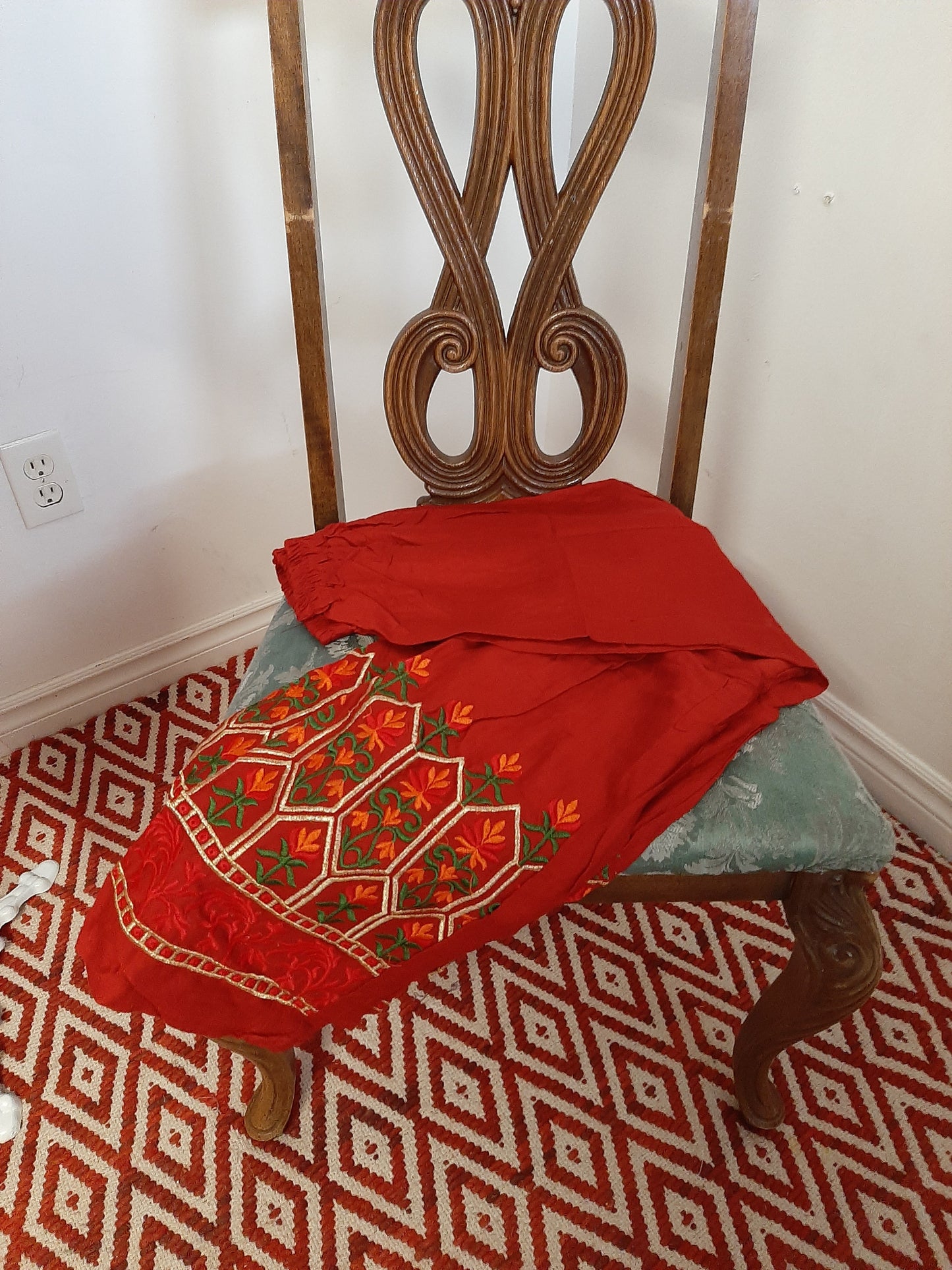 Red Kurti and Sharara @ DressingStylesCA.com