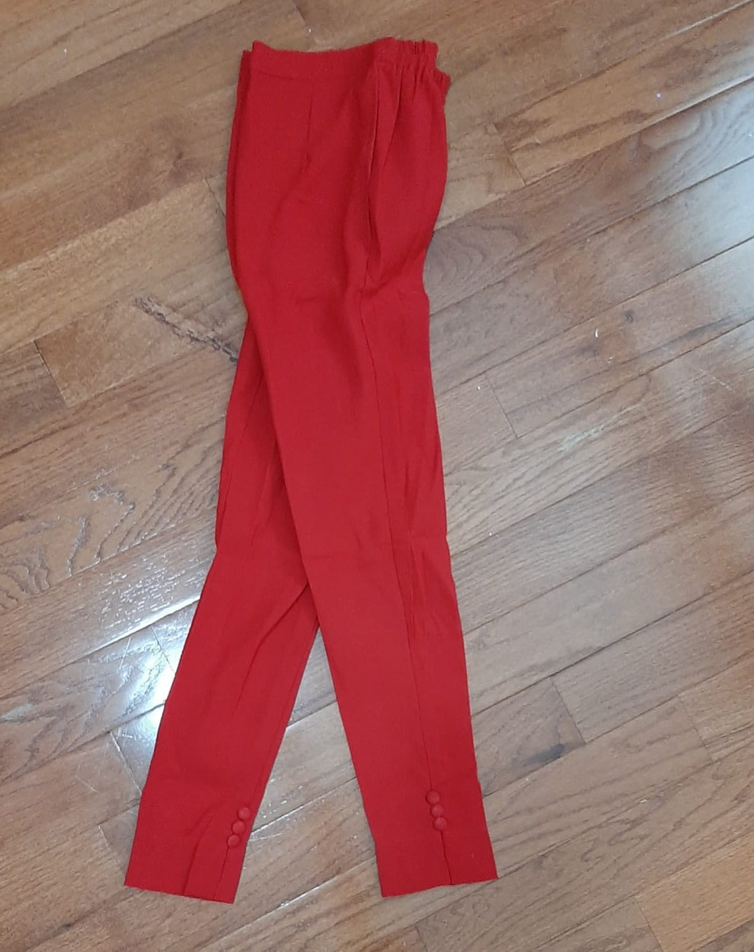Red Stretchable Office Pant @ DressingStylesCA.com