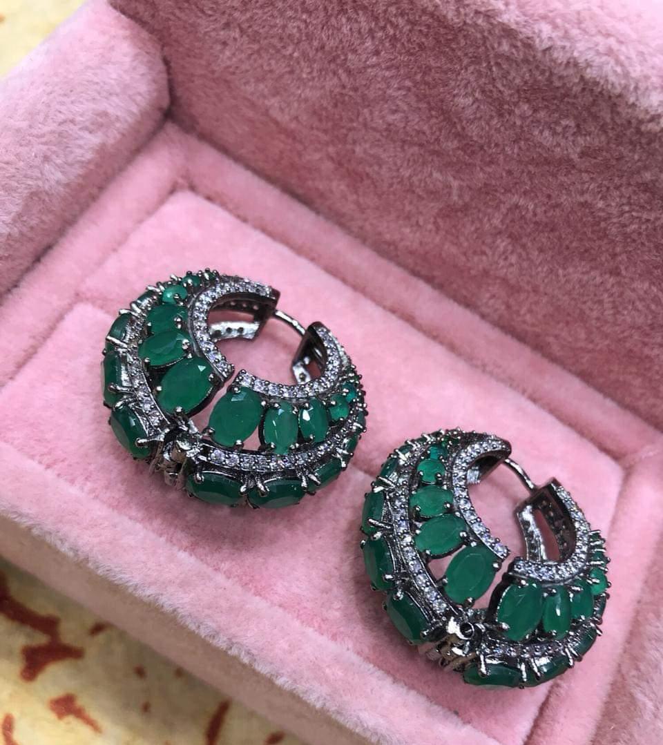 Stone Earrings @ DressingStylesCA.com
