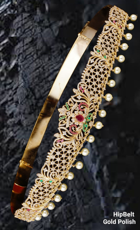 Traditional Collections- Golden Hip Belt or Vaddanam @ DressingStylesCA.com