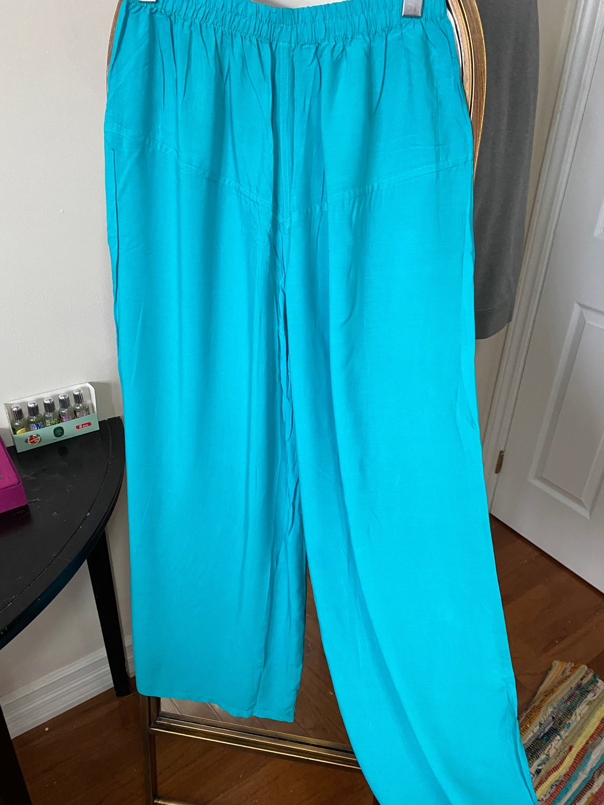 Turquoise Blue Palazzo @ DressingStylesCA.com