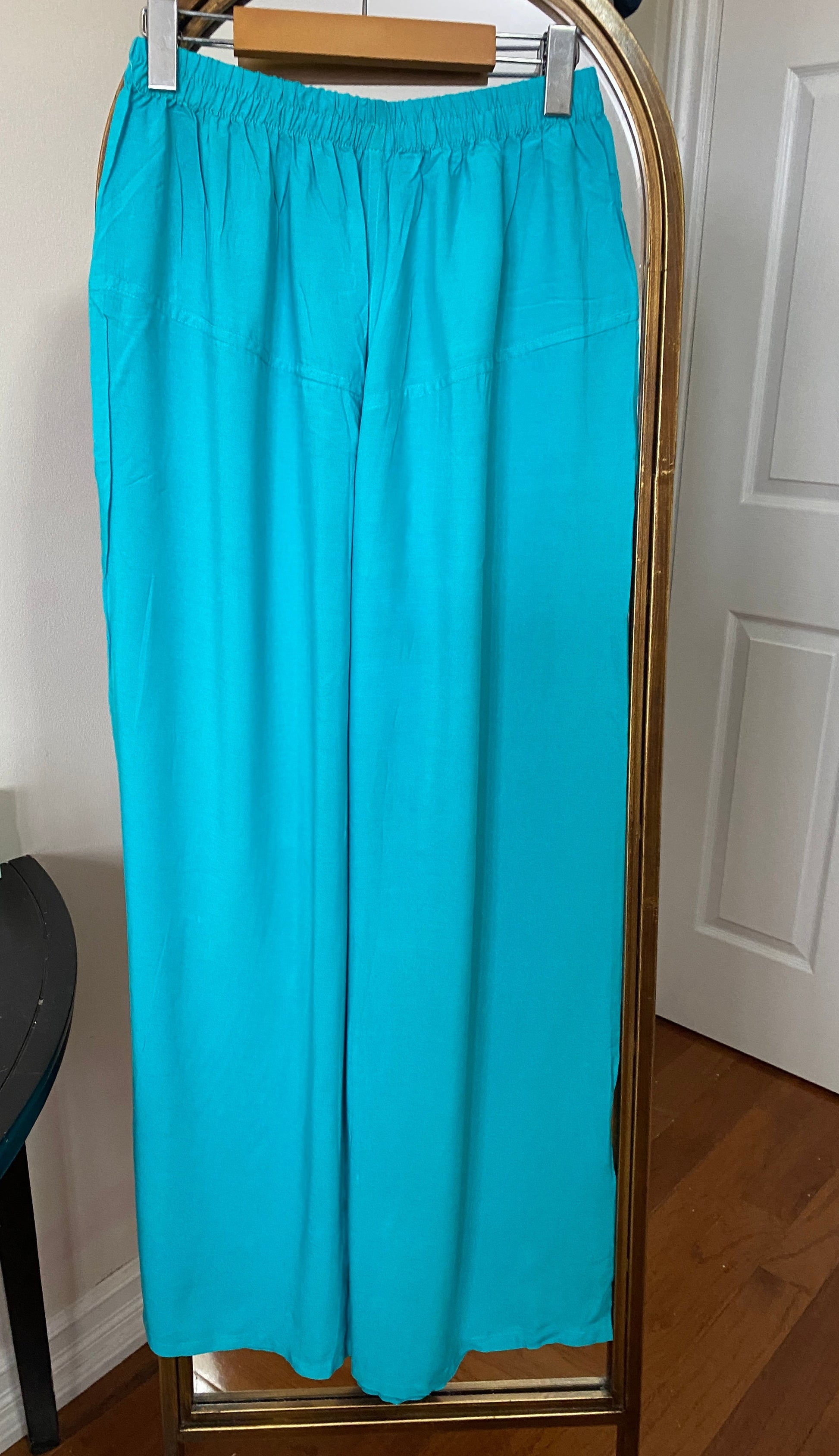 Turquoise Blue Palazzo @ DressingStylesCA.com