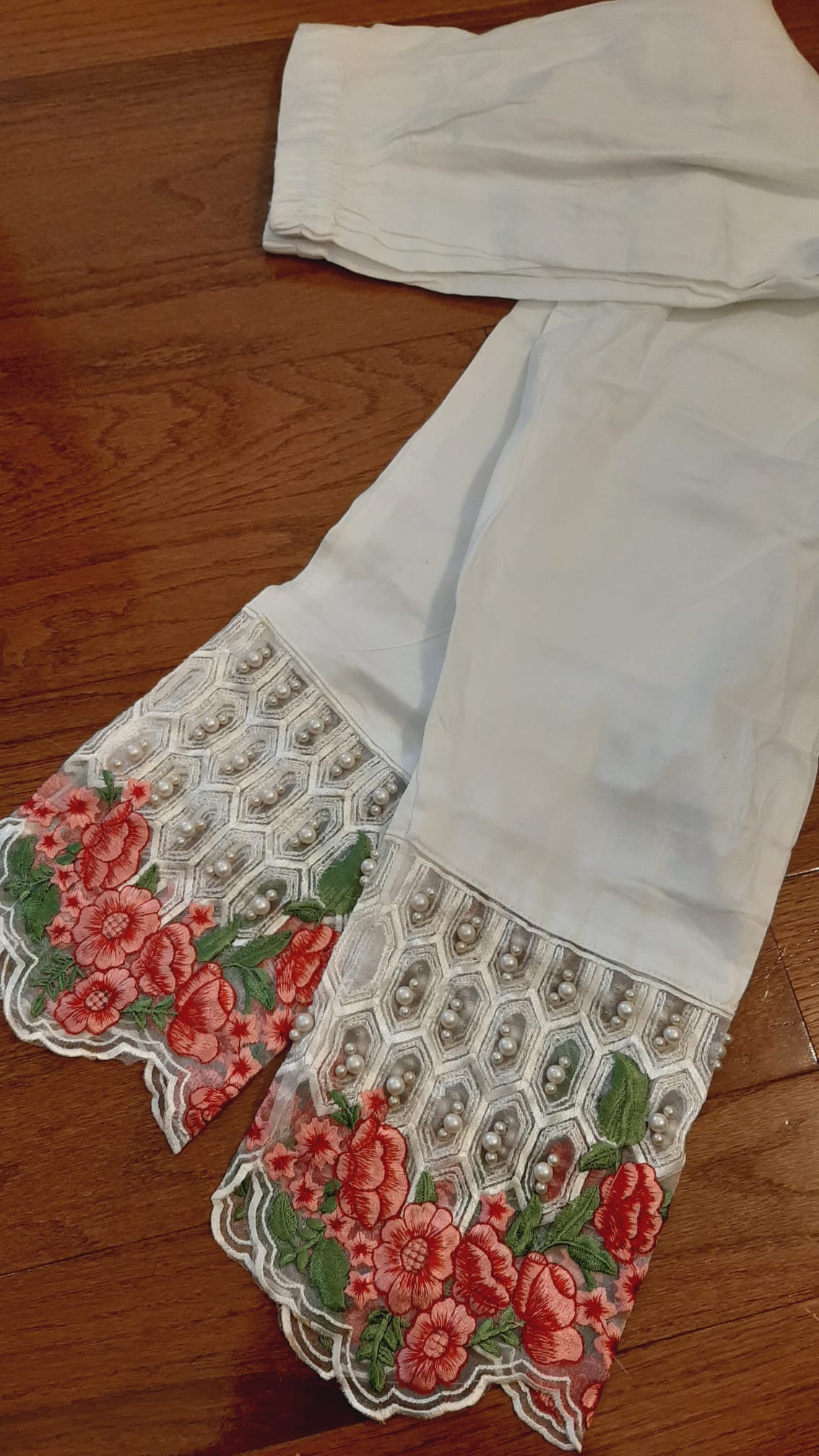 White Cigarette Pants @ DressingStylesCA.com