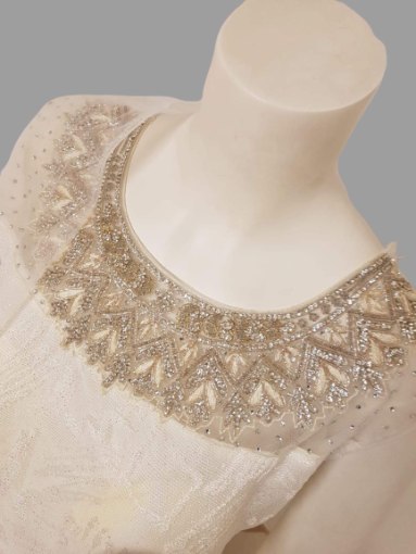 White Long Gown @ DressingStylesCA.com
