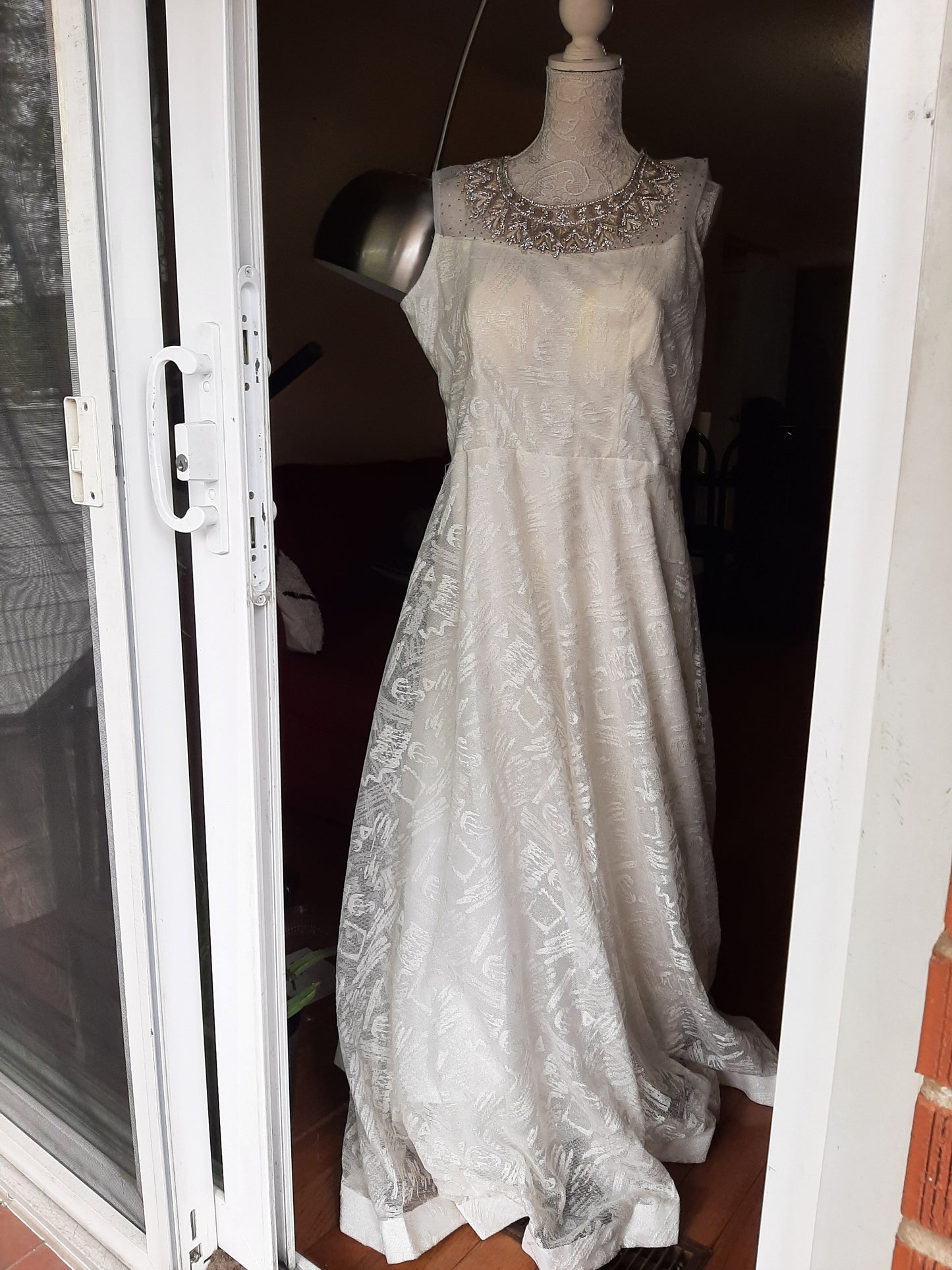 White Long Gown @ DressingStylesCA.com