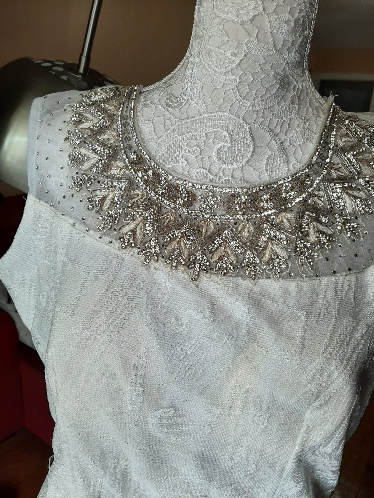 White Long Gown @ DressingStylesCA.com