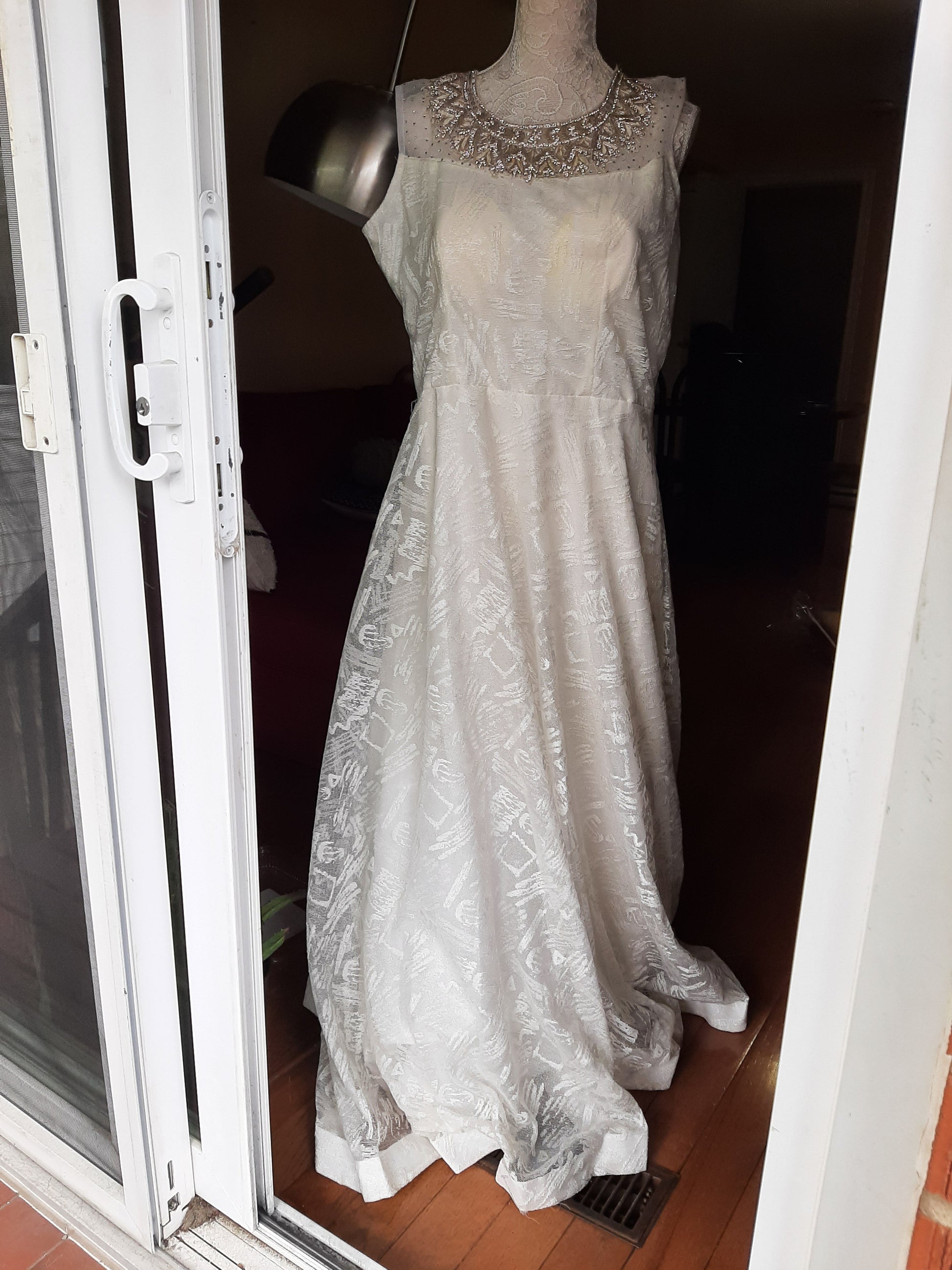 White Long Gown @ DressingStylesCA.com