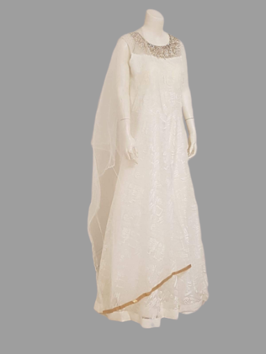 White Long Gown @ DressingStylesCA.com